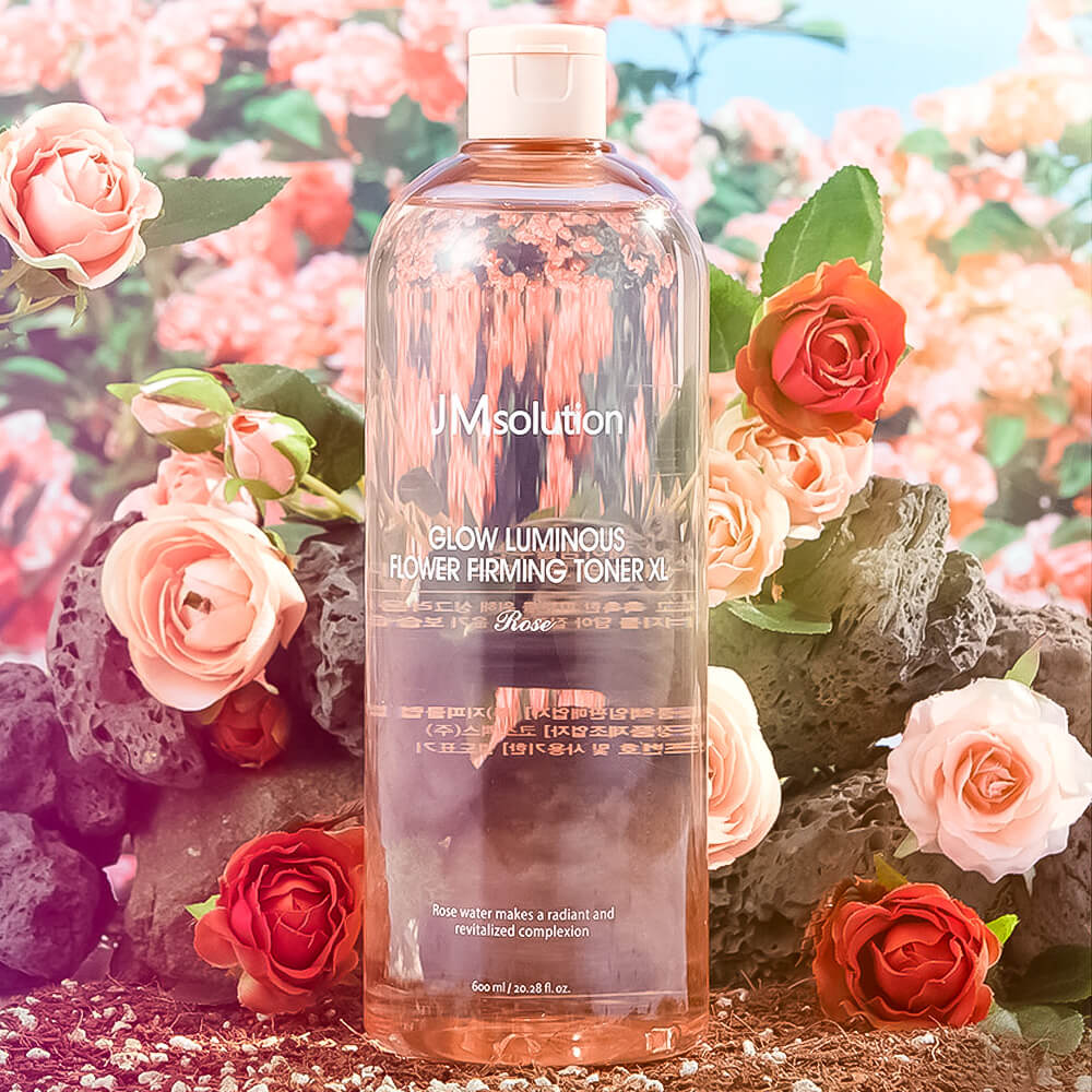 Тоник для лица JMsolution Glow Luminous Flower Firming Toner XL Rose