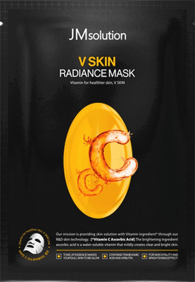 Маска для лица тканевая JMsolution V Skin Radiance Mask Vitamin C (30мл) -