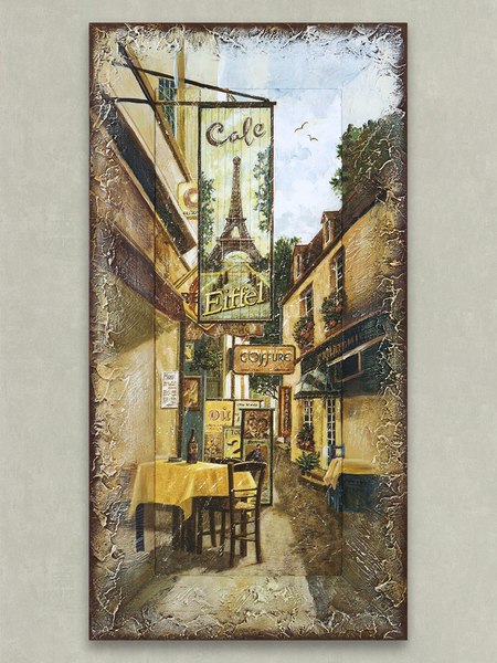 Картина Декарт Парижский пейзаж 8Л2948 (в раме)