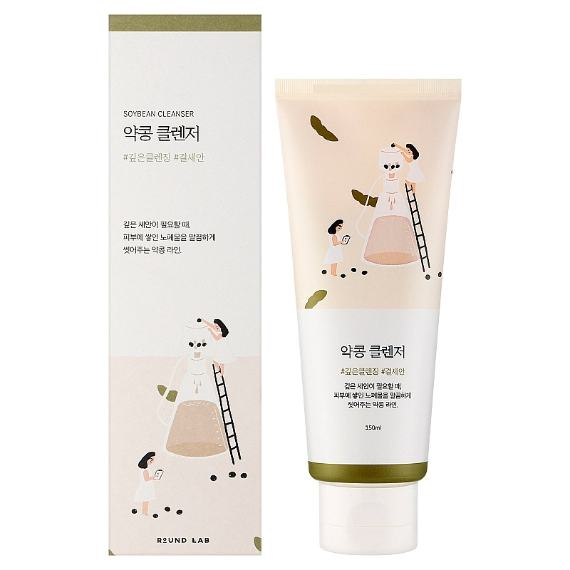 Пенка для умывания Round Lab Soybean Cleanser