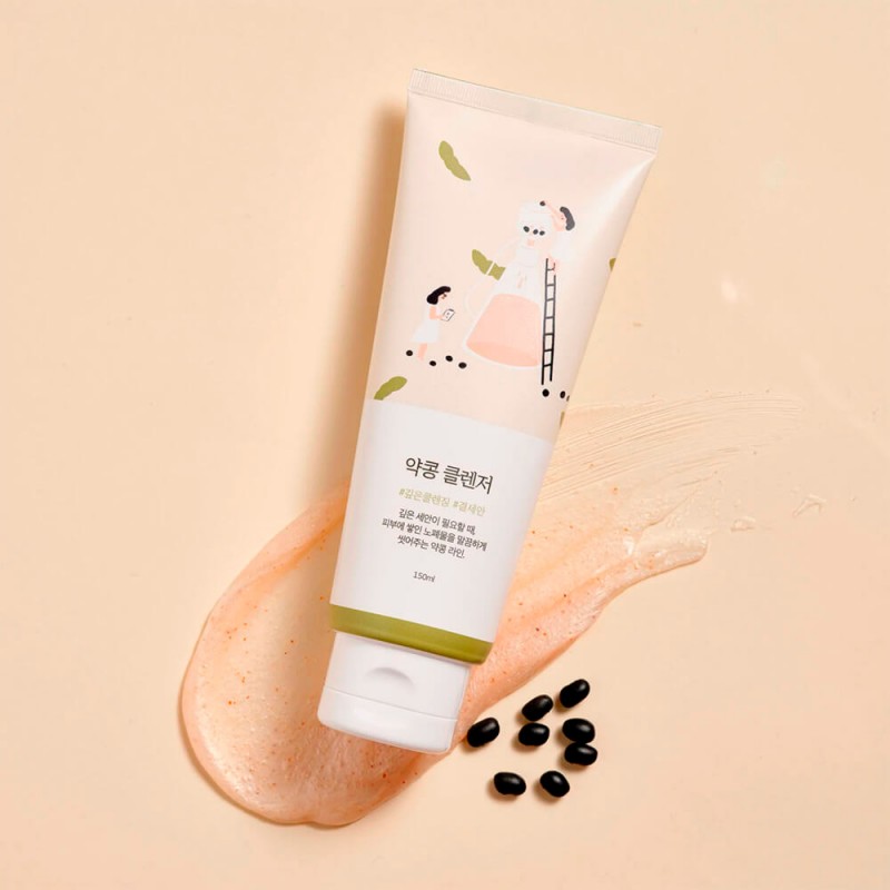 Пенка для умывания Round Lab Soybean Cleanser