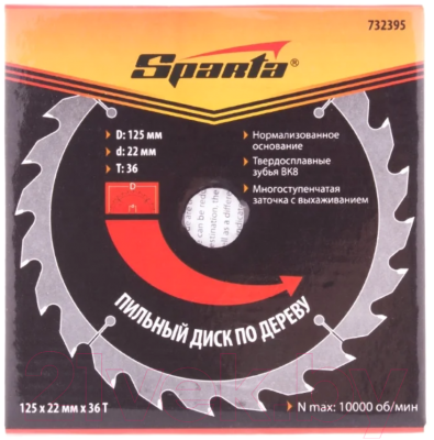 Пильный диск Sparta 732395