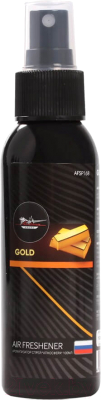 Ароматизатор автомобильный Airline Атмосфера / AFSP168 (100мл, gold)