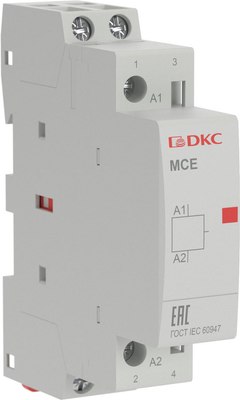 

Контактор, Yon Max MCE 2P 20A 240В 1НО+1НЗ 2М / MCE-20-11-A240