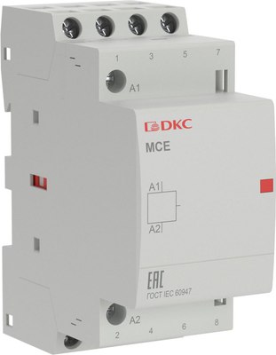 Контактор DKC Yon Max MCE 4P 20A 240В 4НО 4М / MCE-20-40-A240 - 