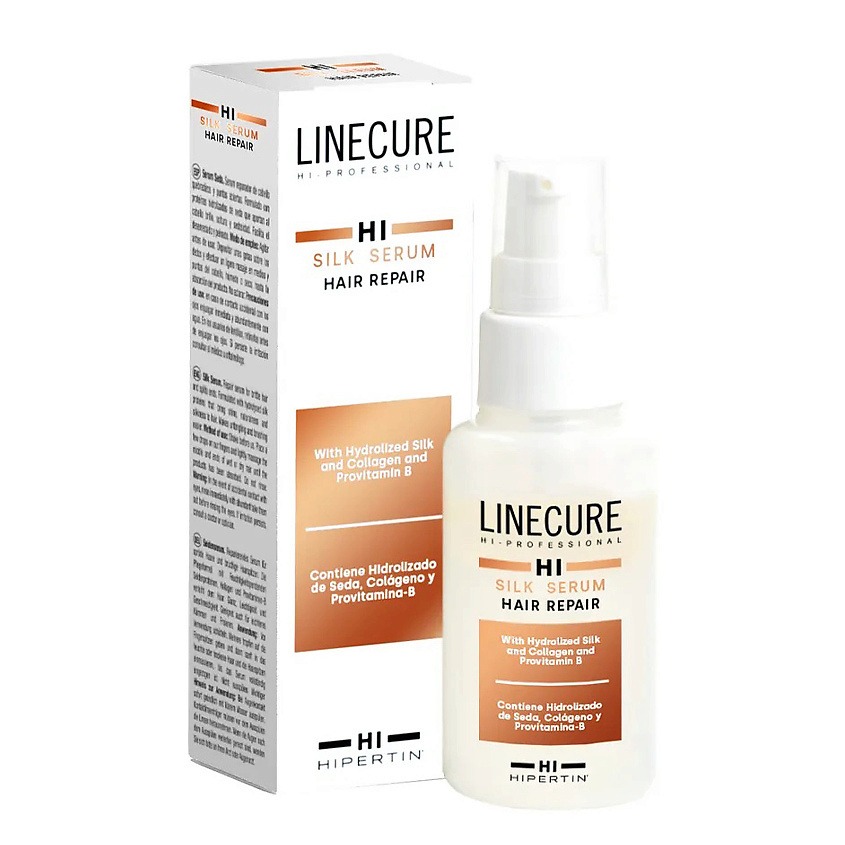 Сыворотка для волос Hipertin Linecure Silk Serum Hair Repair С шелком