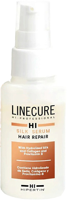 Сыворотка для волос Hipertin Linecure Silk Serum Hair Repair С шелком