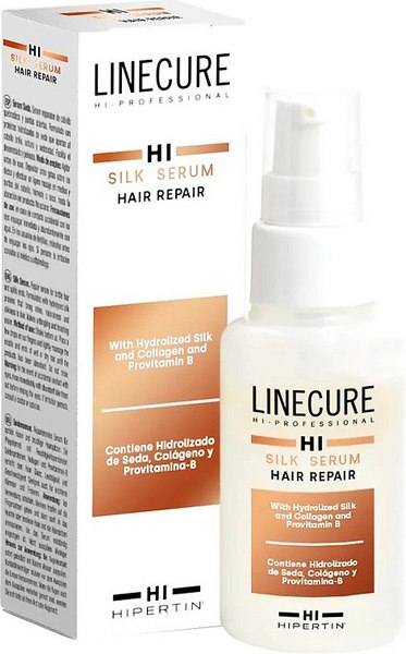 Сыворотка для волос Hipertin Linecure Silk Serum Hair Repair С шелком (125мл)