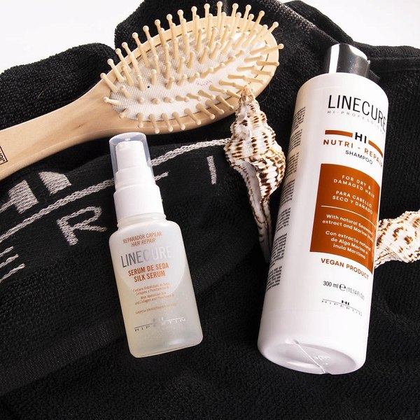 Сыворотка для волос Hipertin Linecure Silk Serum Hair Repair С шелком (125мл)