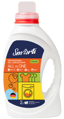 Гель для стирки Smarti All in One для цветного (2л) - 