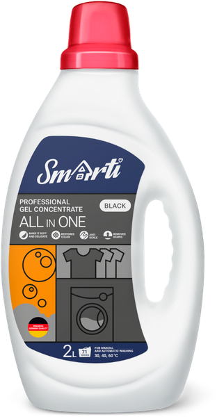 Гель для стирки Smarti All in One для черного (2л)