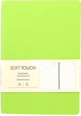 Ежедневник Listoff Soft Touch / ЕКСТ51913601 (салатовый) - 