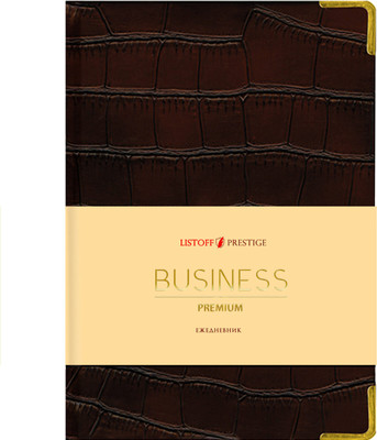 Ежедневник Listoff Impact / ЕКП52015203 (темно-коричневый) - 