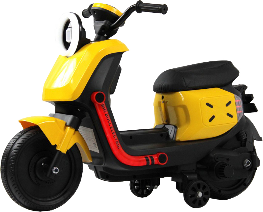 Детский мотоцикл RiverToys G888GG (желтый)