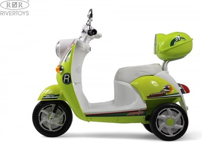 Детский мотоцикл RiverToys Z444ZZ (зеленый)