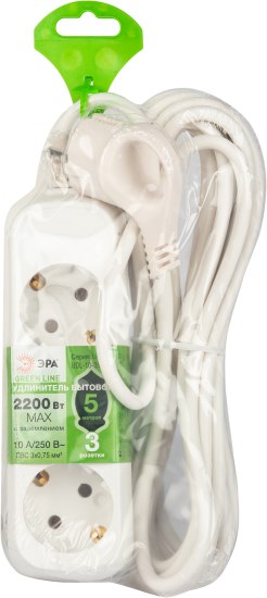 Удлинитель ЭРА Greenline UDL-10-350-E / Б0065068