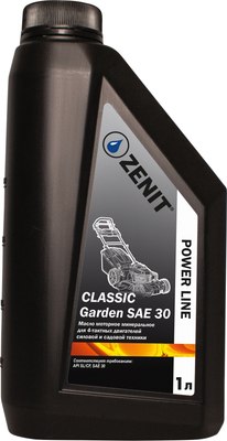 Моторное масло Zenit Power Line Garden Classic SAE30 / 21611211 (1л) - 