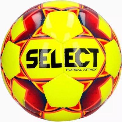 Мяч для футзала Select Futsal Attack V24 / 3883446563 (размер 4, желтый/красный) - 