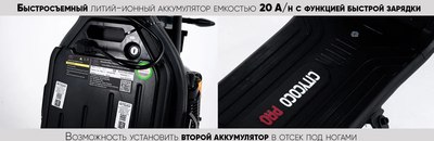 Электроскутер AVM Citycoco Pro / pm1118603785 (черный)