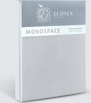 Пододеяльник ECOTEX Моноспейс 1.5сп / ПДС1 (серый)