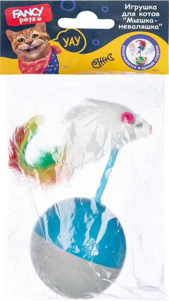 Изображение товара Игрушка для кошек Fancy Pets Мышка-неваляшка / FG230613002N