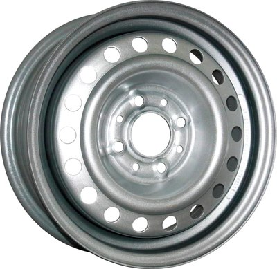 

Штампованный диск, 9695 15x6" 4x108мм DIA 65.1мм ET 31мм Silver