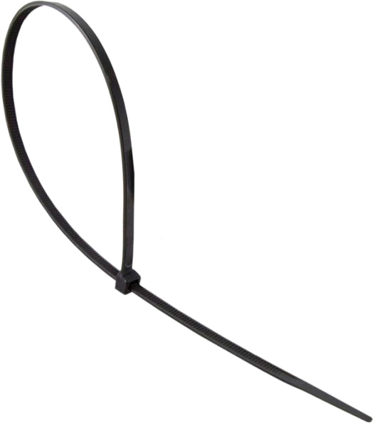 Стяжка для кабеля General Lighting GNC-48-150-B нейлоновый / 475333 (100шт, черный)