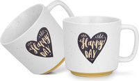 Набор кружек Fissman Happy Day With Heart 3729 (2шт) - 