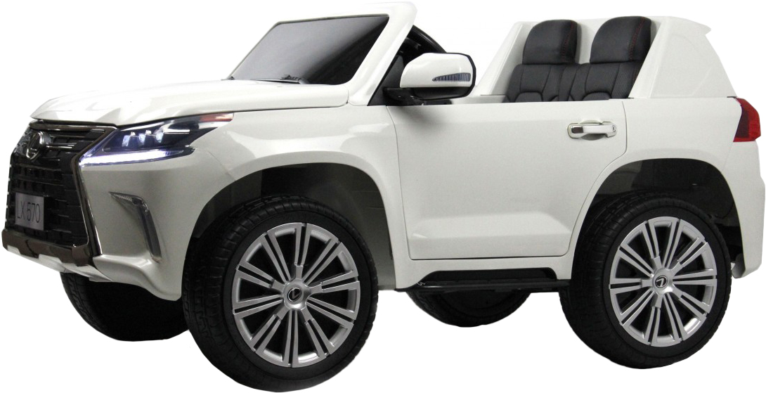 Детский автомобиль RiverToys Lexus LX570 / Y555YY (белый)
