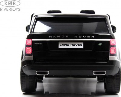 Детский автомобиль RiverToys Range Rover HSE 4WD / Y222YY (черный глянец)