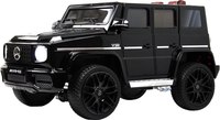 Детский автомобиль RiverToys Mercedes-Benz G65 / E111EE (черный глянец) - 