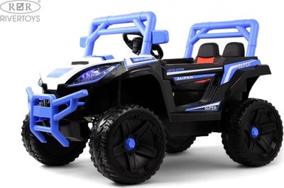 Детский автомобиль RiverToys L888LL (синий)