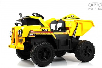 Детский автомобиль RiverToys K111AM (желтый)