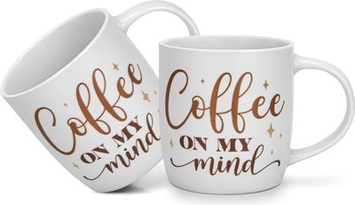 Набор кружек Fissman Coffee On My Mind 3713 (2шт) -