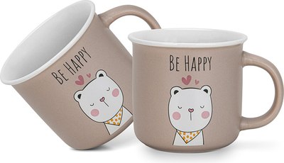 Набор кружек Fissman Be Happy 3716 (2шт) -
