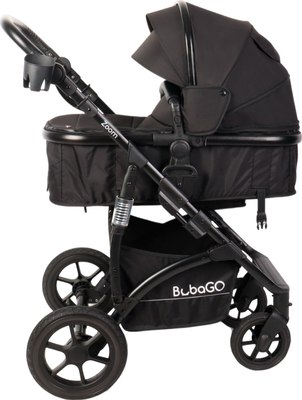 Детская универсальная коляска Bubago Zoom color 2 в 1 / BG 135-B-1 (черный) - 