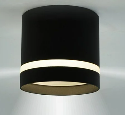 

Точечный светильник, Gusta 1xGX53-82x70-BLACK-220-IP20