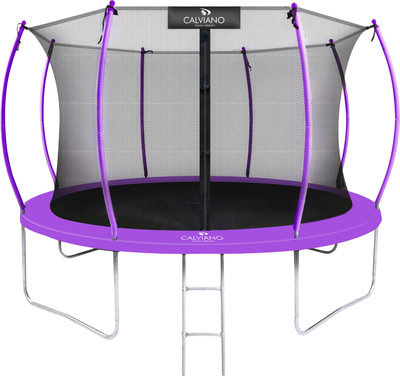 Батут Calviano 374см 12ft Inside master purple