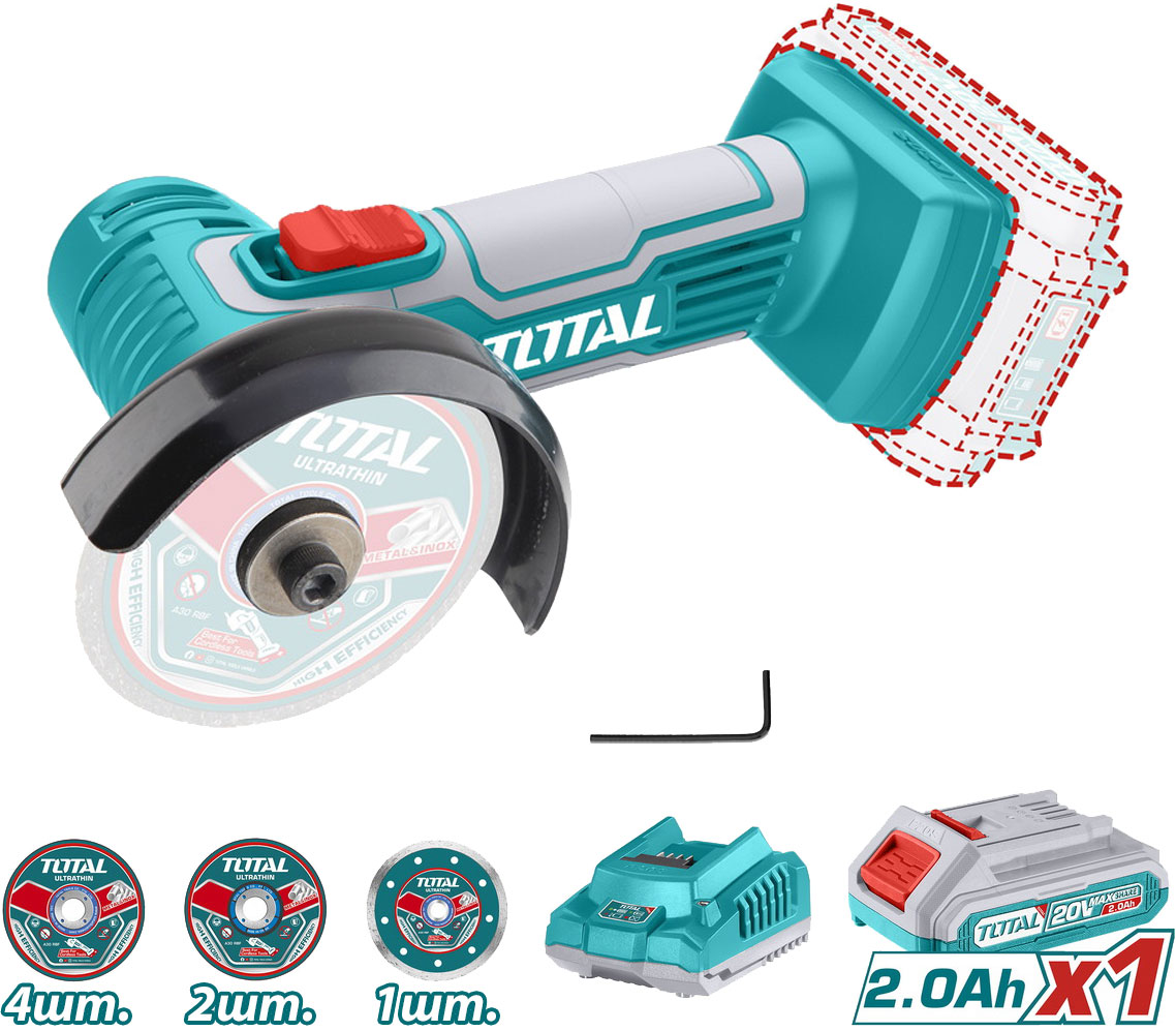 Угловая шлифовальная машина TOTAL TAGLI76017