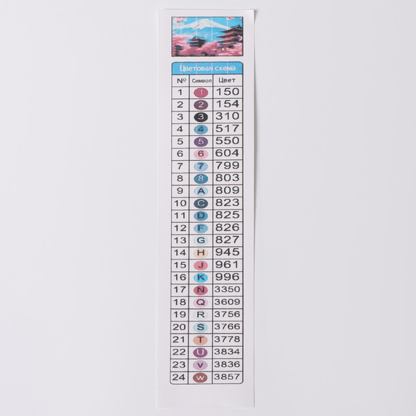 Изображение товара Набор алмазной вышивки Школа талантов Япония / 9929712