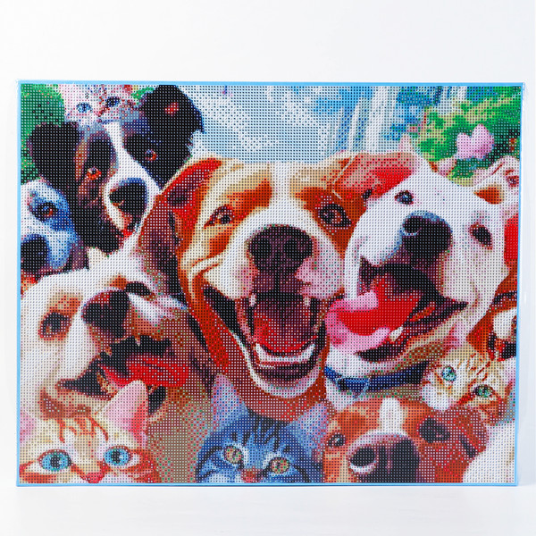 Изображение товара Набор алмазной вышивки Школа талантов Веселые животные / 9929726