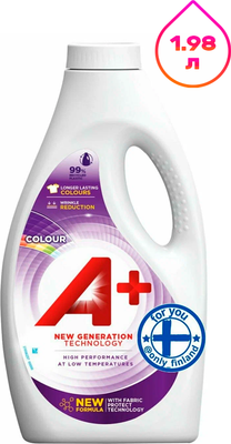 Гель для стирки A+ Color Для цветного белья (1.98л) - 