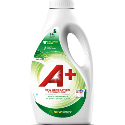 Гель для стирки A+ White Для белого белья (1.98л) - 