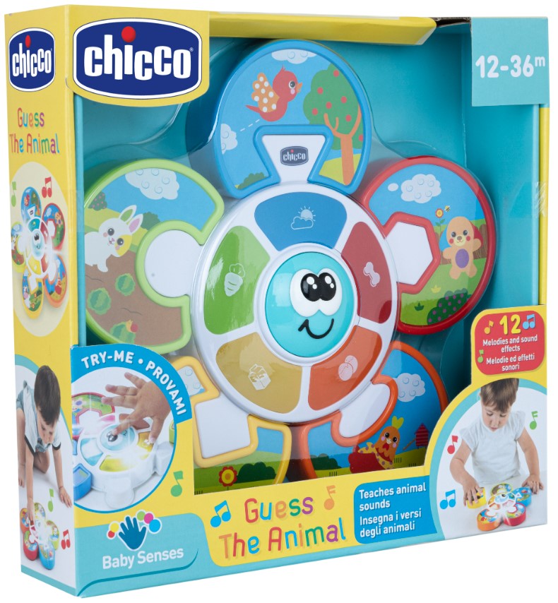 Развивающий игровой набор Chicco Guess the animal / 00010602000000