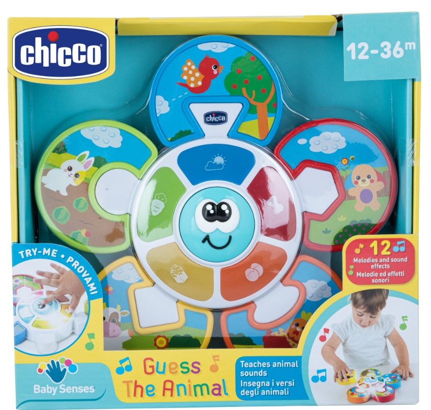 Развивающий игровой набор Chicco Guess the animal / 00010602000000