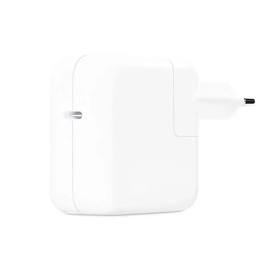 Адаптер питания сетевой Apple 30W USB-C A2164 / MW2G3ZM/A (белый) — фото 2
