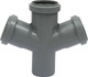Миниатюра изображения товара Крестовина внутренней канализации Ostendorf ПП 50x50x50/67 / 112900