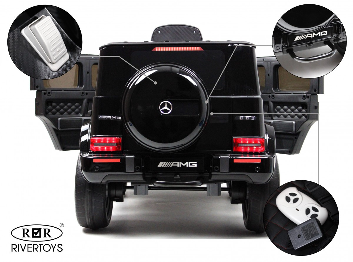 Детский автомобиль RiverToys Mercedes-Benz G63 4WD / K999KK