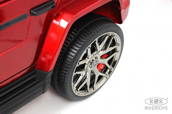 Изображение товара Детский автомобиль RiverToys Mercedes-AMG G63 4WD / S307 (вишневый глянец)