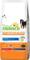 Сухой корм для собак Trainer Natural Sensitive No Gluten Medium&Maxi Adult с яйцом (12кг) - 